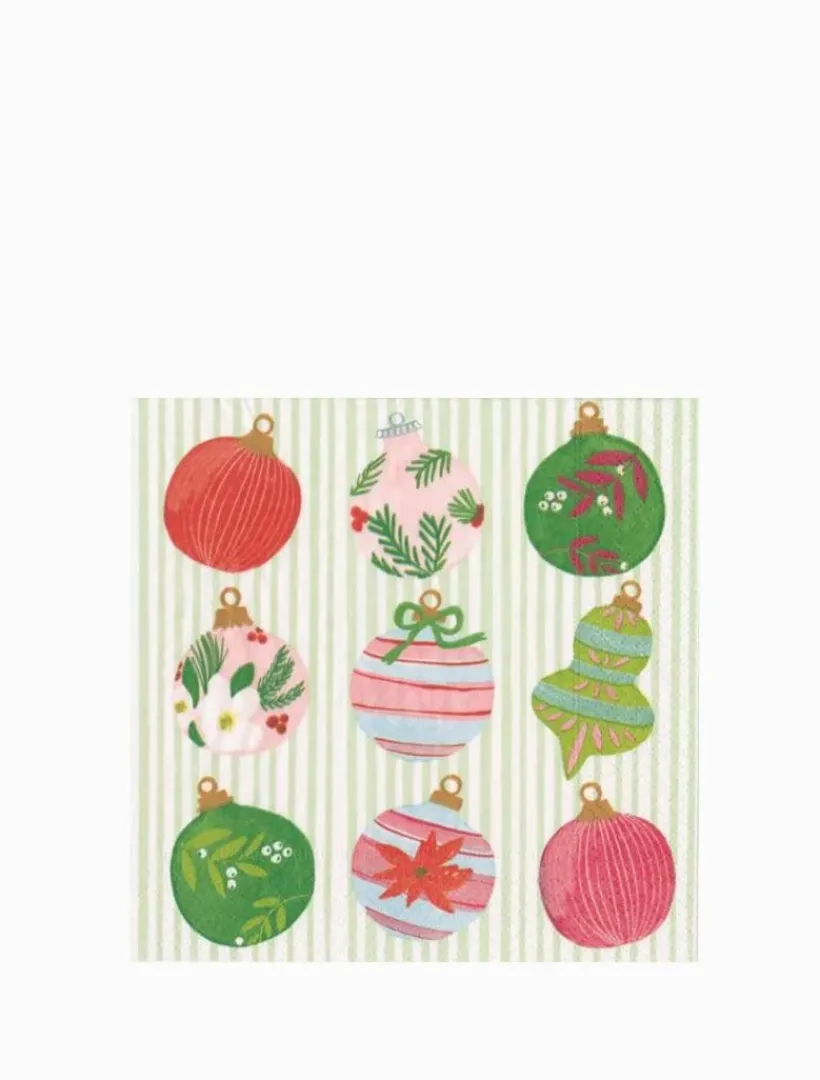 Disposable Napkins*3rd Party Other Painted Ornaments Cocktail Napkins 20pk