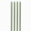 Unscented Candles*3rd Party Other Pale Eucalypt Dinner Candle 40cm (Pack of 4)