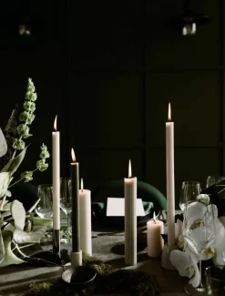 Unscented Candles*3rd Party Other Pale Eucalypt Dinner Candle 40cm (Pack of 4)
