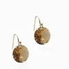 Earrings*Zjoosh Pale Peach Hooks
