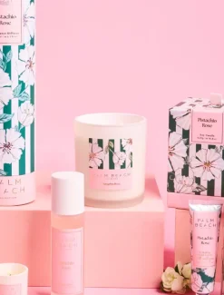 Palm Beach|Scented Candles*Palm Beach Candle Pistachio Rose 420G