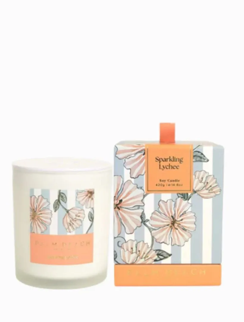 Palm Beach|Scented Candles*Palm Beach Candle Sparkling Lychee 420G
