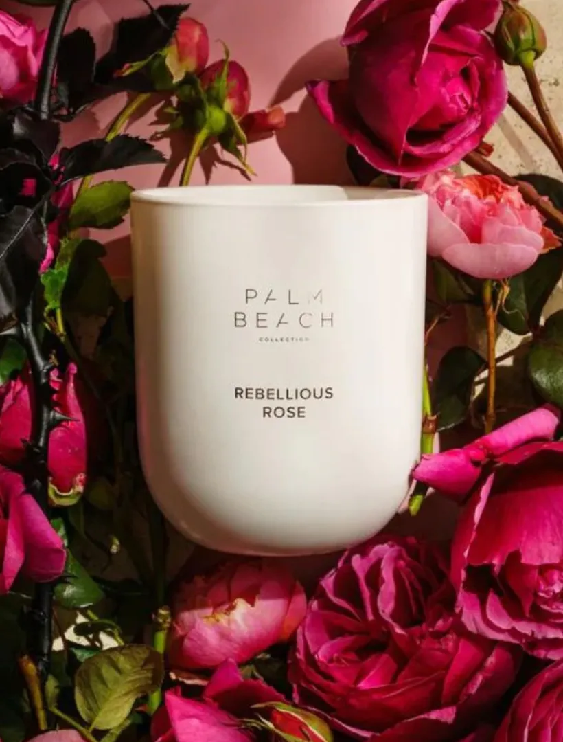 Palm Beach|Scented Candles*Palm Beach Standard Candle Rebellious Rose