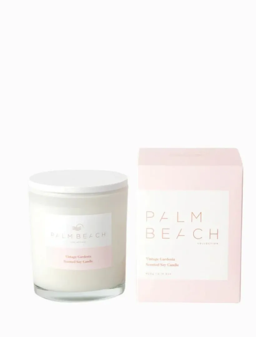 Palm Beach|Scented Candles*Palm Beach Vintage Gardenia Candle 420G - FINAL SALE