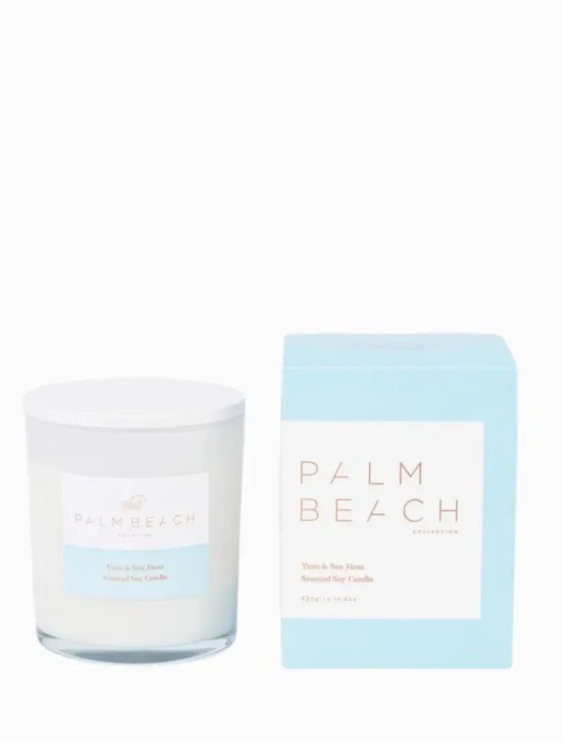 Palm Beach|Scented Candles*Palm Beach Yuzu and Sea Moss Candle 420G