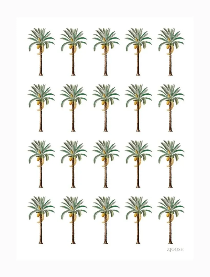 Towels*Zjoosh Palms Tea Towel