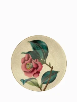 Ceramics*3rd Party Other Paradiso Wall Plate Camellia Bone