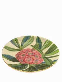 Ceramics*3rd Party Other Paradiso Wall Plate Rhododendron