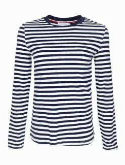 Shirts And Tops*Zjoosh Paris Long Sleeve Tee Navy White NavyWhite