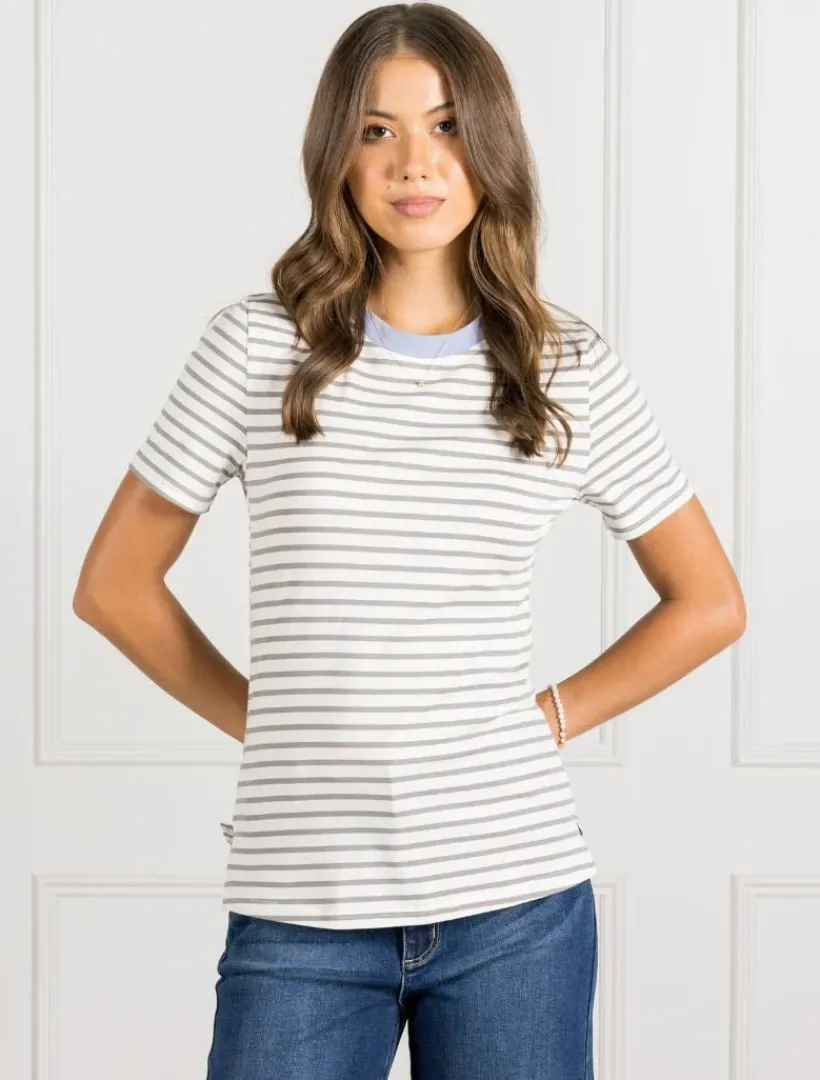 Shirts And Tops*Zjoosh Paris Striped Tee - FINAL SALE Cloud