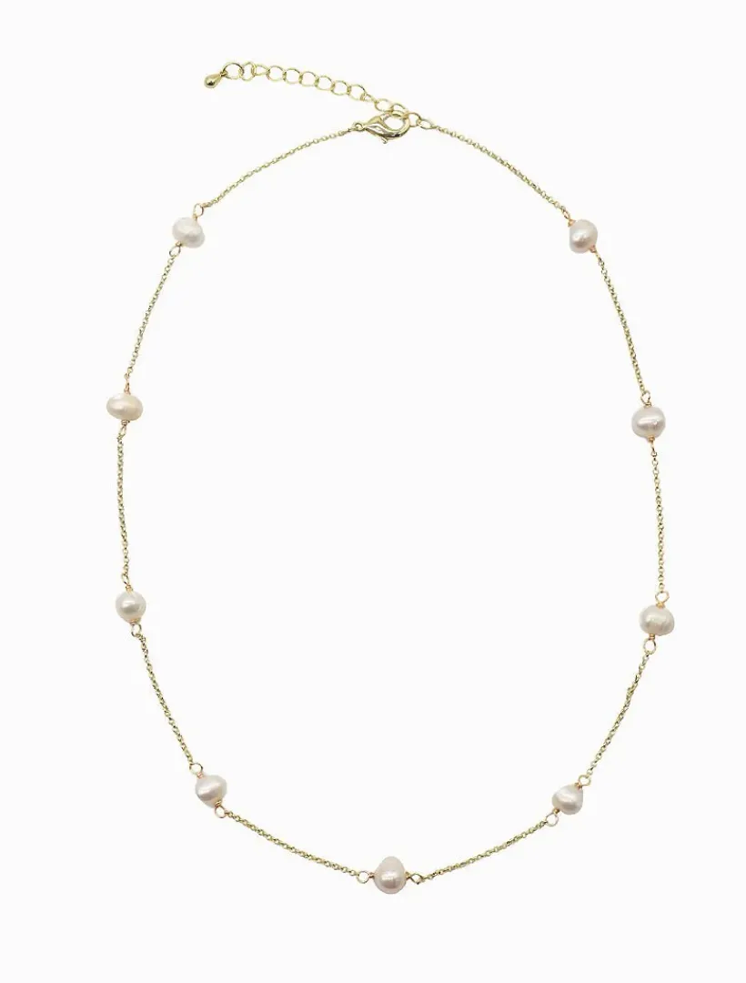 Pearl Jewellery|Necklaces*Zjoosh Pearl Chain Necklace