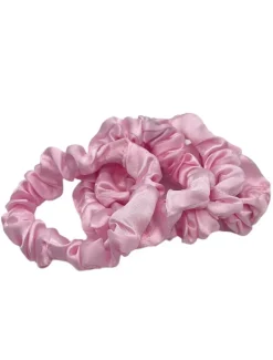 Hats & Hair Accessories*Zjoosh Mini Scrunchie Set of 4 Pink