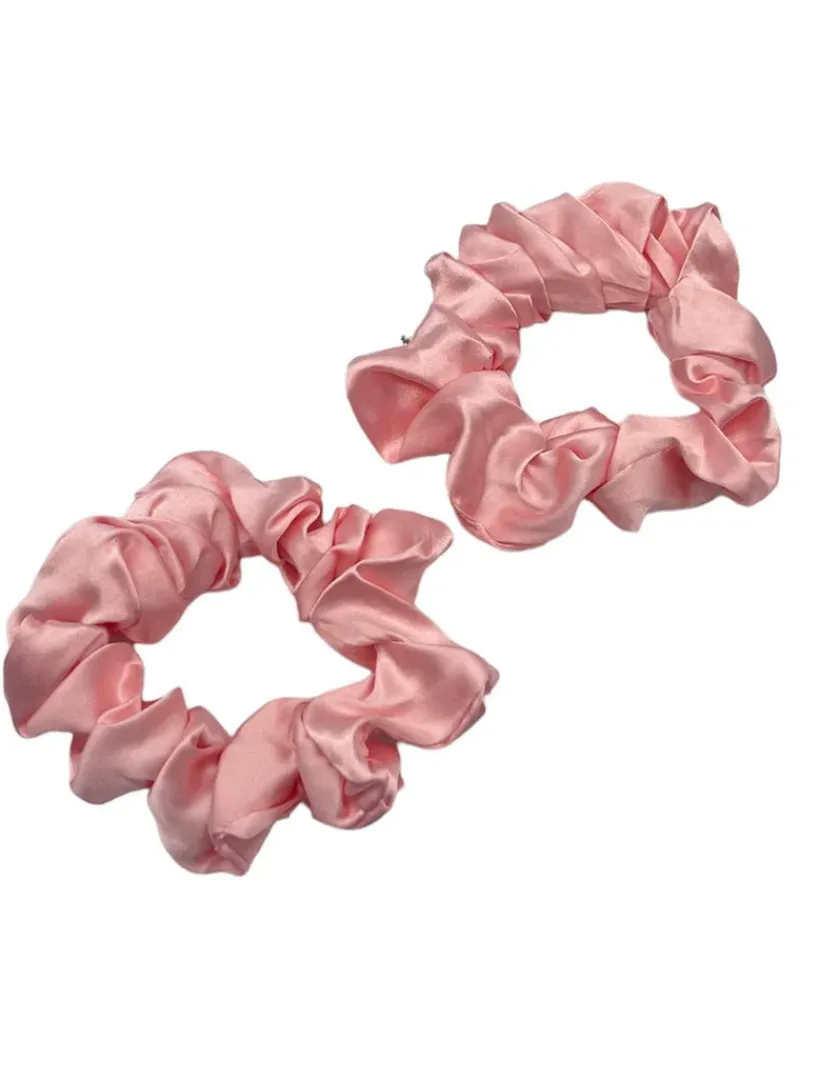 Hats & Hair Accessories*Zjoosh Scrunchie Set of 2 Pink