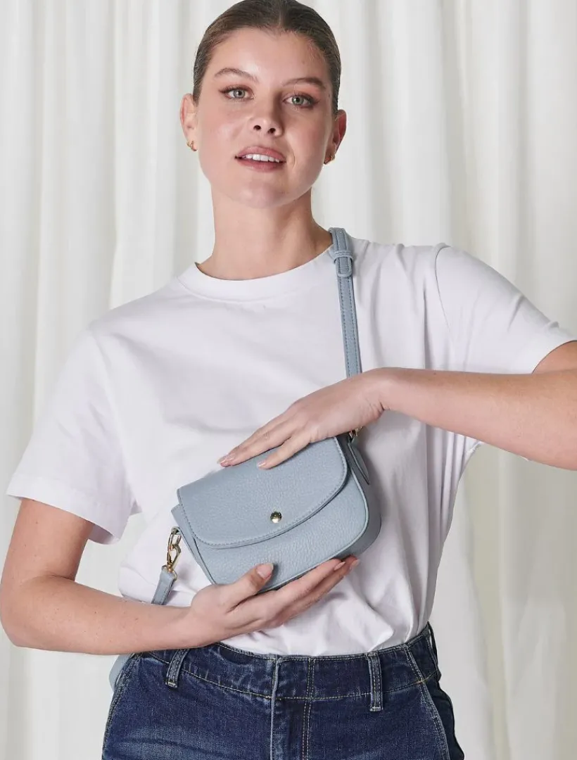 Cross Body Bags*Zjoosh Posy Cross Body Bag Dusty Blue - FINAL SALE DustyBlue