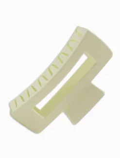 Hats & Hair Accessories*Zjoosh Rectangle Claw Clip Ivory
