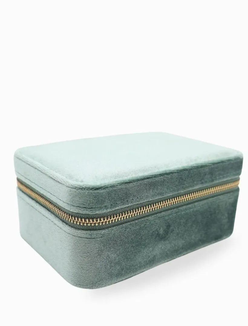 Jewellery Storage|Jewellery And Trinket Boxes*Zjoosh Rectangle Jewellery Case Sage