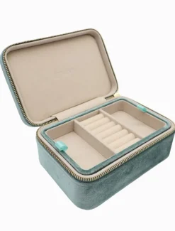 Jewellery Storage|Jewellery And Trinket Boxes*Zjoosh Rectangle Jewellery Case Sage