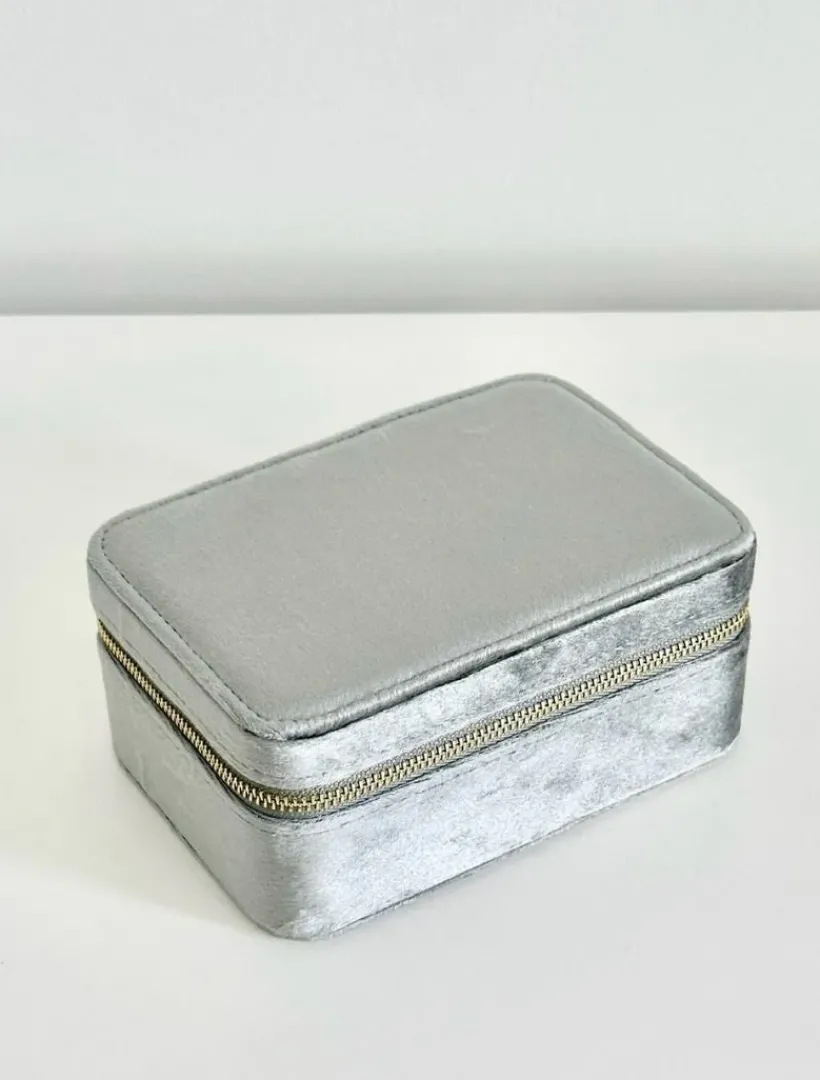 Jewellery Storage|Jewellery And Trinket Boxes*Zjoosh Rectangle Jewellery Case Silver
