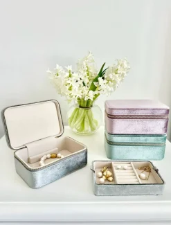 Jewellery Storage|Jewellery And Trinket Boxes*Zjoosh Rectangle Jewellery Case Silver