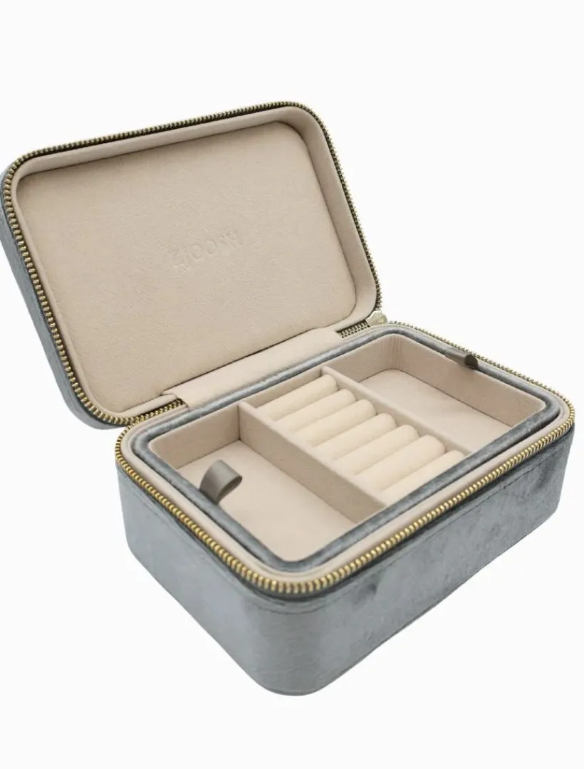 Jewellery Storage|Jewellery And Trinket Boxes*Zjoosh Rectangle Jewellery Case Silver