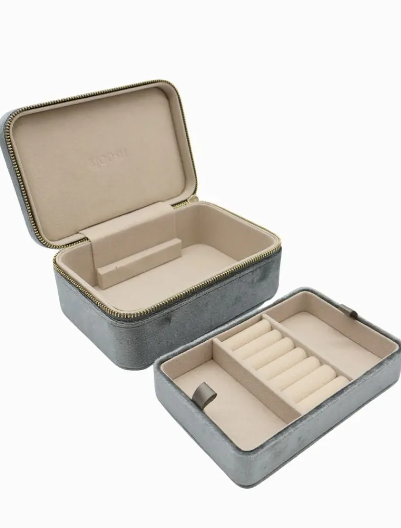 Jewellery Storage|Jewellery And Trinket Boxes*Zjoosh Rectangle Jewellery Case Silver