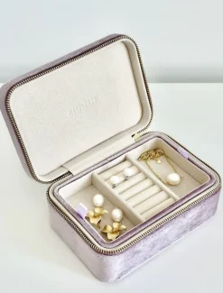 Jewellery Storage|Jewellery And Trinket Boxes*Zjoosh Rectangle Jewellery Case Lilac