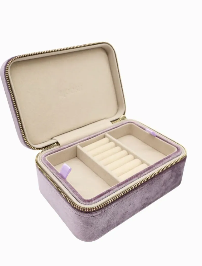 Jewellery Storage|Jewellery And Trinket Boxes*Zjoosh Rectangle Jewellery Case Lilac