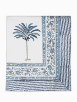 Table Linen*Zjoosh Ritchie Palms Tablecloth (150cm x 320cm) Blue