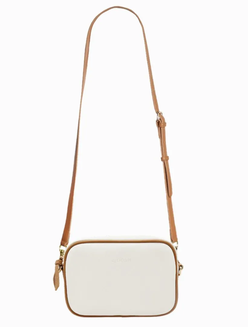 Cross Body Bags|Ruby Cross Body Collection*Zjoosh Ruby Canvas Cross Body Bag White