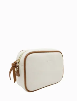Cross Body Bags|Ruby Cross Body Collection*Zjoosh Ruby Canvas Cross Body Bag White