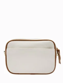 Cross Body Bags|Ruby Cross Body Collection*Zjoosh Ruby Canvas Cross Body Bag White