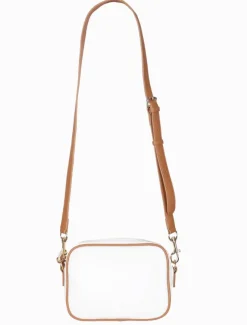Cross Body Bags|Ruby Cross Body Collection*Zjoosh Ruby Sports Cross Body Bag Dual Tone White Tan WhiteTan