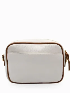 Cross Body Bags|Ruby Cross Body Collection*Zjoosh Ruby Sports Cross Body Bag Dual Tone White Tan WhiteTan