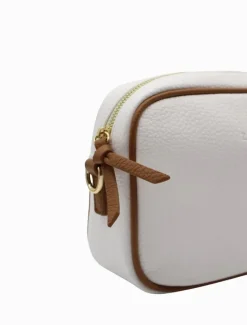 Cross Body Bags|Ruby Cross Body Collection*Zjoosh Ruby Sports Cross Body Bag Dual Tone White Tan WhiteTan