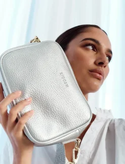 Cross Body Bags|Ruby Cross Body Collection*Zjoosh Ruby Sports Cross Body Bag Silver