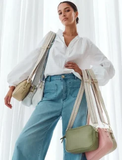 Cross Body Bags|Ruby Cross Body Collection*Zjoosh Ruby Sports Cross Body Bag Silver