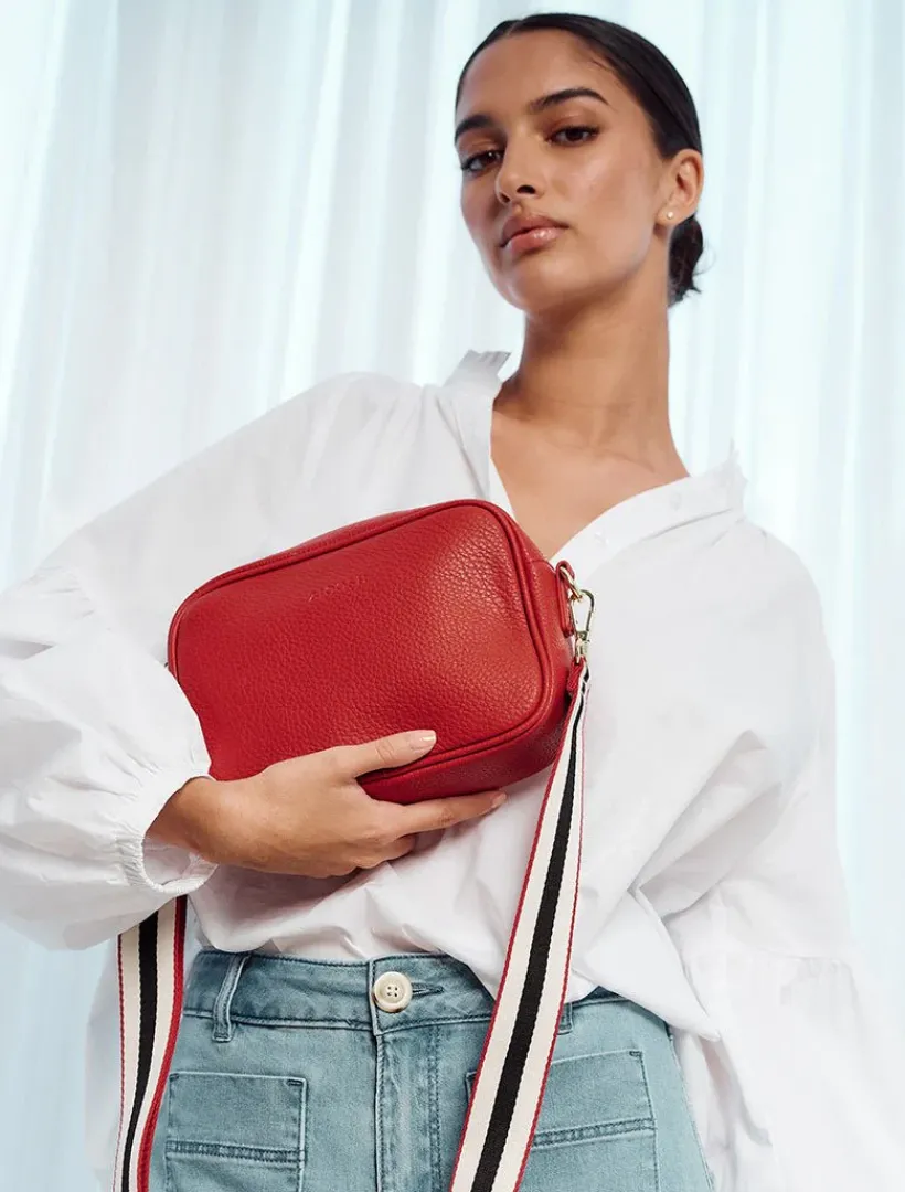 Cross Body Bags|Ruby Cross Body Collection*Zjoosh Ruby Sports Cross Body Bag Red