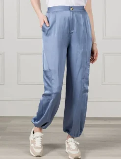 Pants*Zjoosh Samantha Cargo Pant Duck Egg Blue - FINAL SALE DuckEggBlue