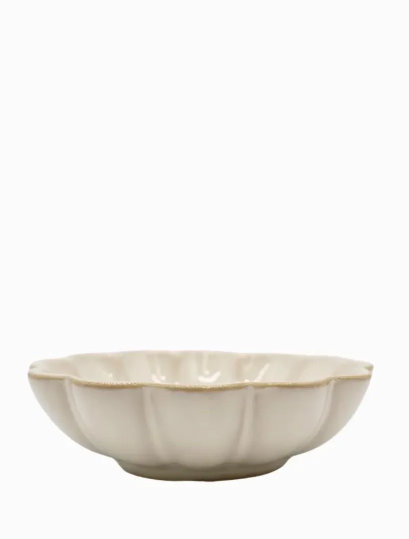 Ceramics*Zjoosh Scallop Bowl Large White