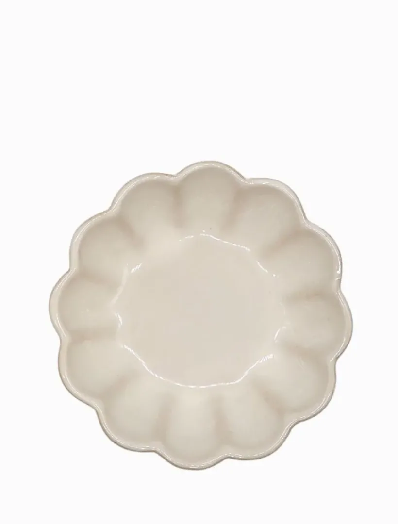 Ceramics*Zjoosh Scallop Bowl Large White
