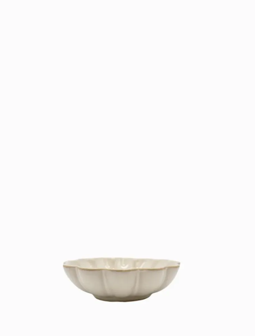 Ceramics*Zjoosh Scallop Bowl Small White