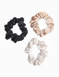 Hats & Hair Accessories*Zjoosh Scrunchie Set of 3 Neutrals