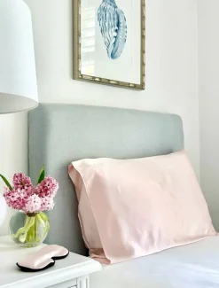 Silk Sleep Accessories|Silk Sleep Accessories*Zjoosh Silk Pillowcase Pink