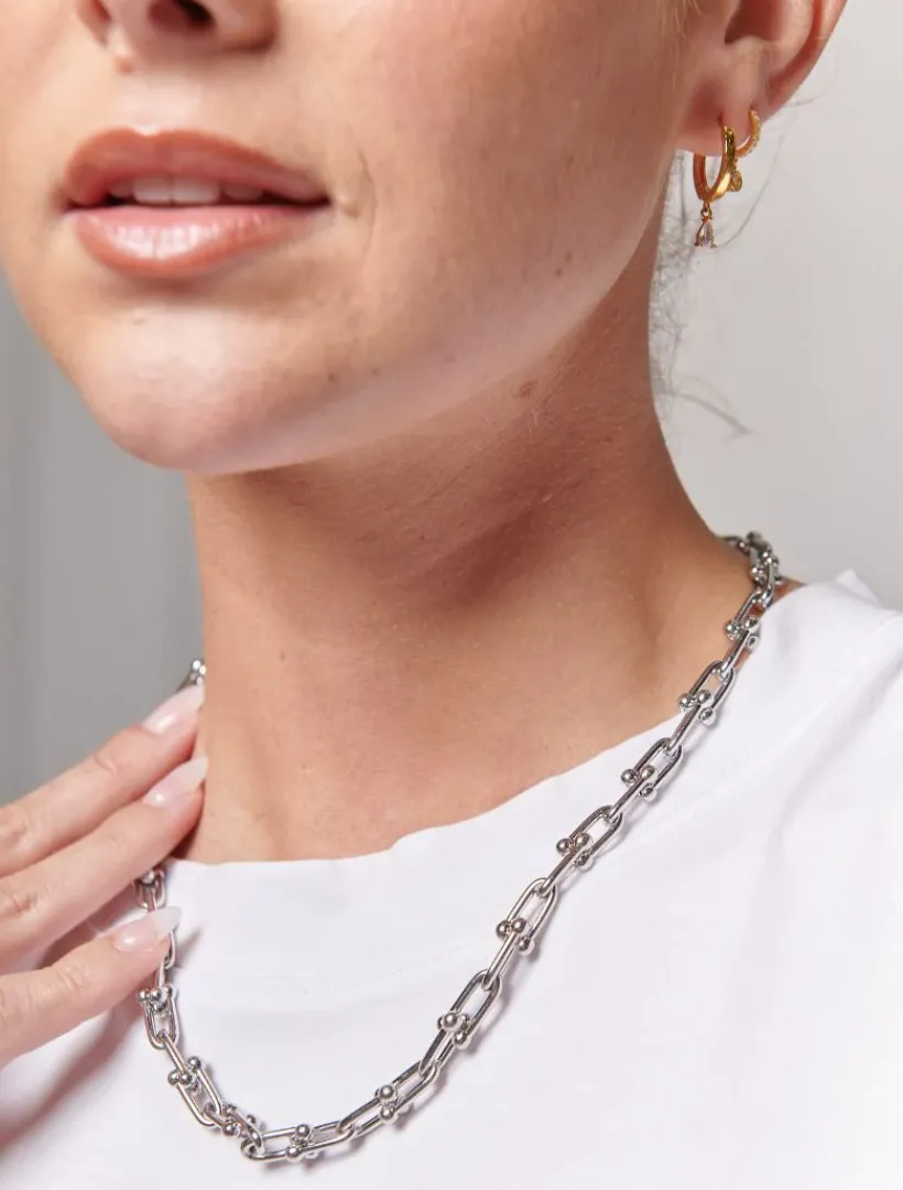 Necklaces|Silver Jewellery*Zjoosh Silver Link Necklace