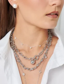 Necklaces|Silver Jewellery*Zjoosh Silver Link Necklace