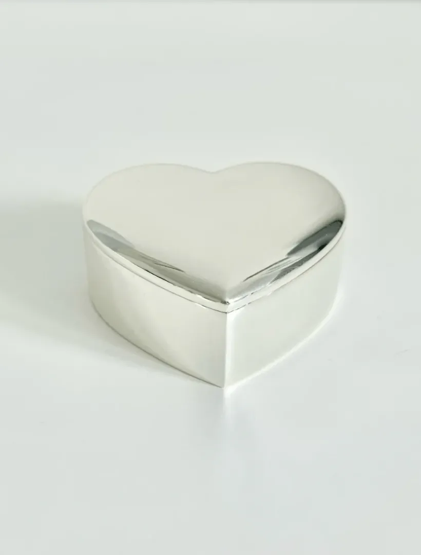 Jewellery Storage|Jewellery And Trinket Boxes*Zjoosh Silver Plated Heart Box
