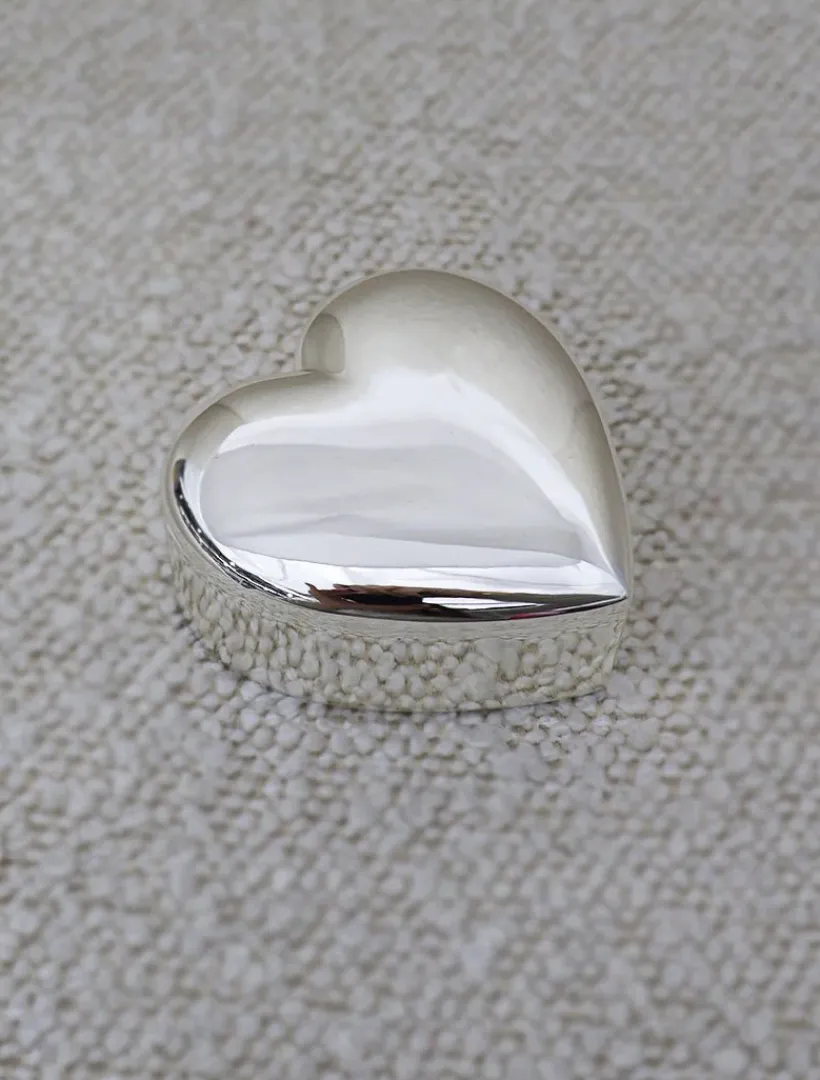 Jewellery Storage|Jewellery And Trinket Boxes*Zjoosh Silver Plated Heart Box