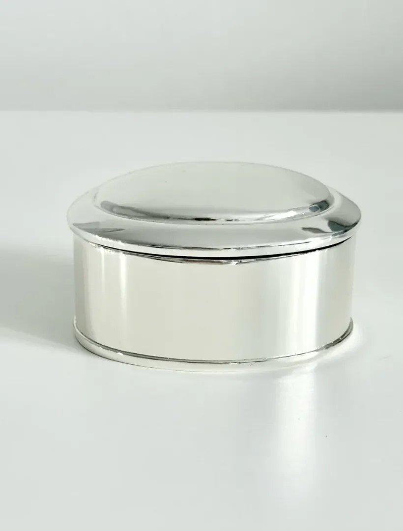 Jewellery Storage|Jewellery And Trinket Boxes*Zjoosh Silver Plated Oval Box
