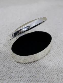 Jewellery Storage|Jewellery And Trinket Boxes*Zjoosh Silver Plated Oval Box