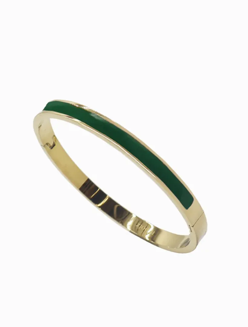 Bangles And Bracelets*Zjoosh Skinny Bangle Meadow Green MeadowGreen